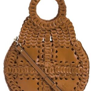 Patricia Nash Pisticci Chainlink Leather Shoulder Bag